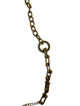 Link Chain with Sparkling Diamond Circle Bracelet